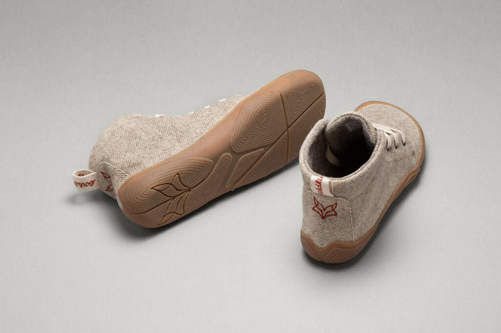 Wildling Perto Resouled scarpe barefoot lana naturale