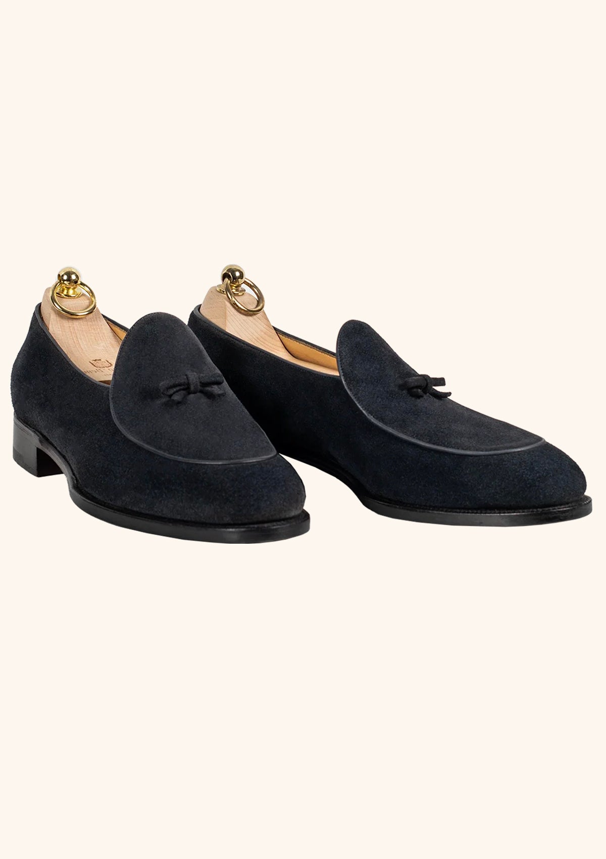 Stefano Bemer Loafers Mocassino Camoscio Blu C1205