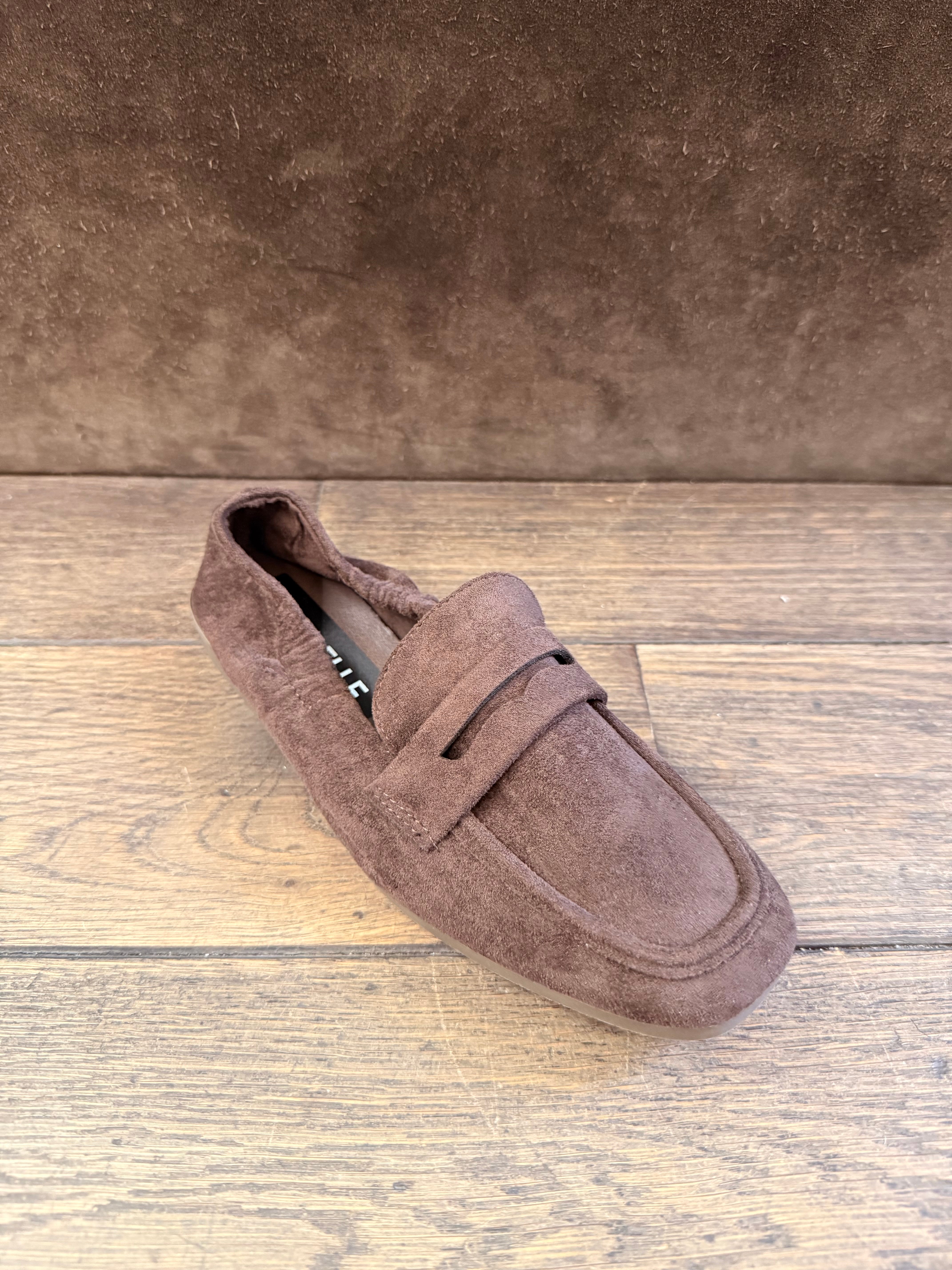 Linea Elle Mocassino Brown Alcantara donna 38