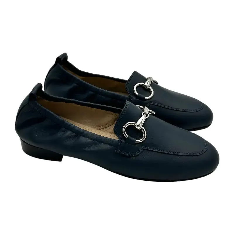 Sandro Barbera 4003 Mocassino Donna Blu Nappa Morsetto