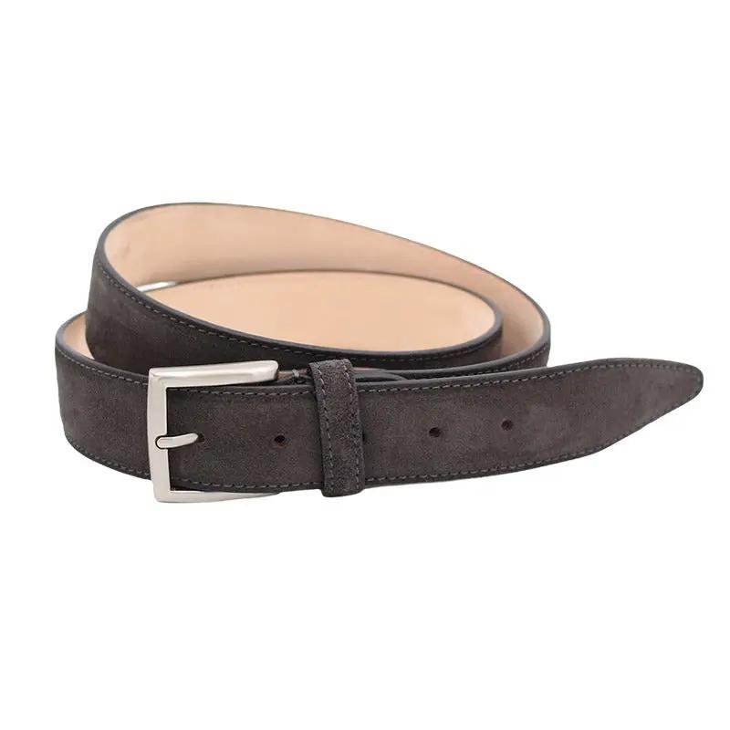 Sandro Barbera Cintura camoscio testa di moro pelle 3,5 cm