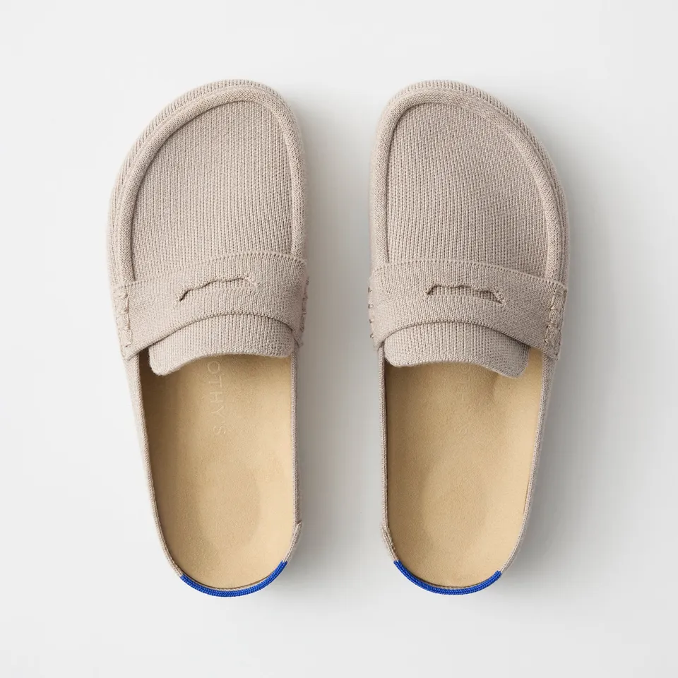 Rothy's Clogs The Penny Clog zoccoli Dove tortora lana merino