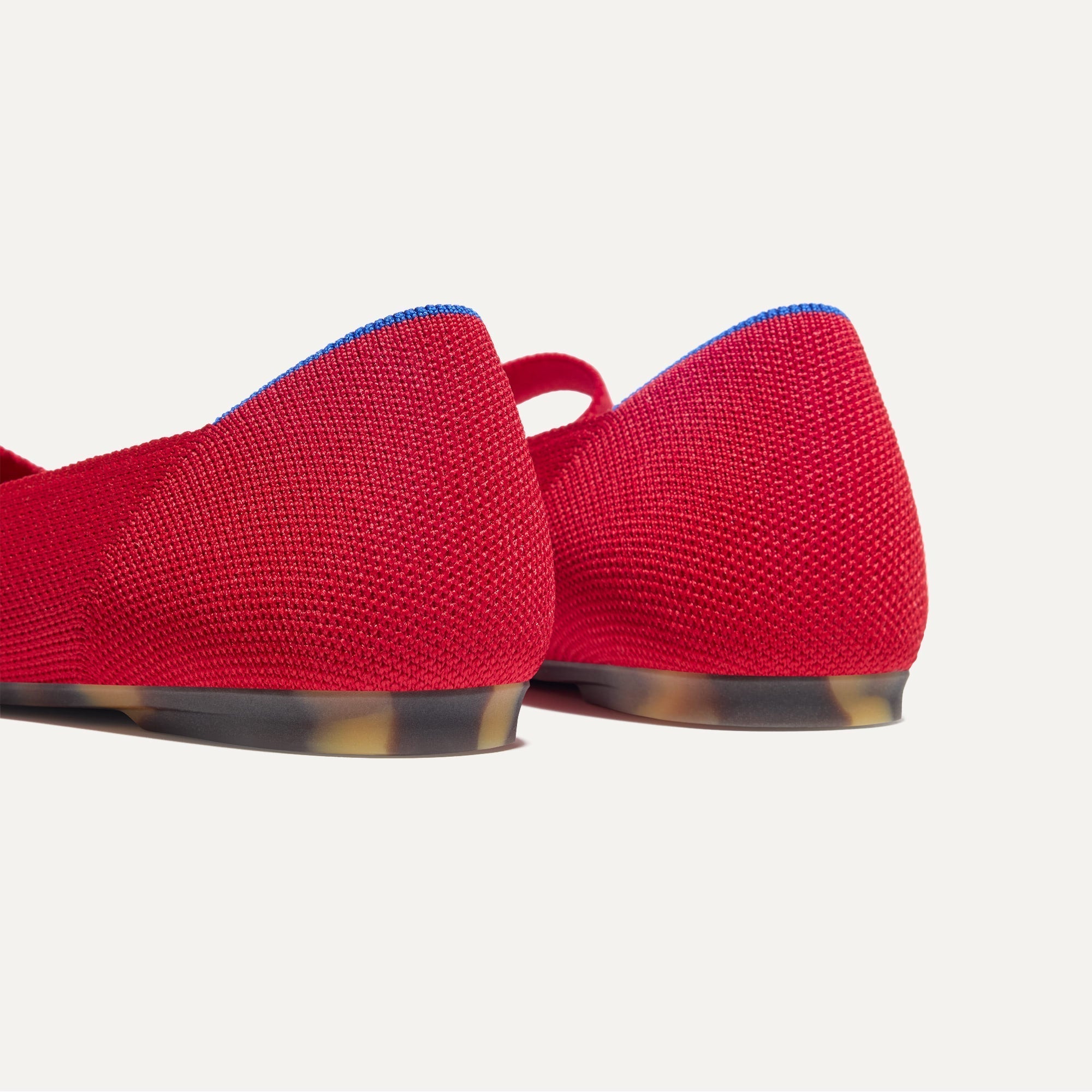 Rothy's Bow Point II ballerine cupid rosse fiocco