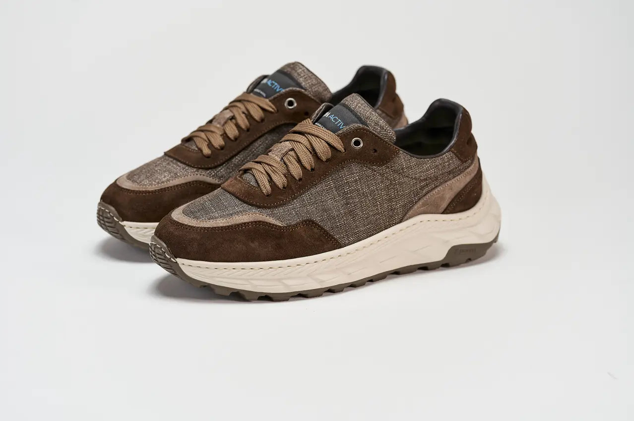 Sandro Barbera Wooly Runix Sneaker lana marrone EU 40