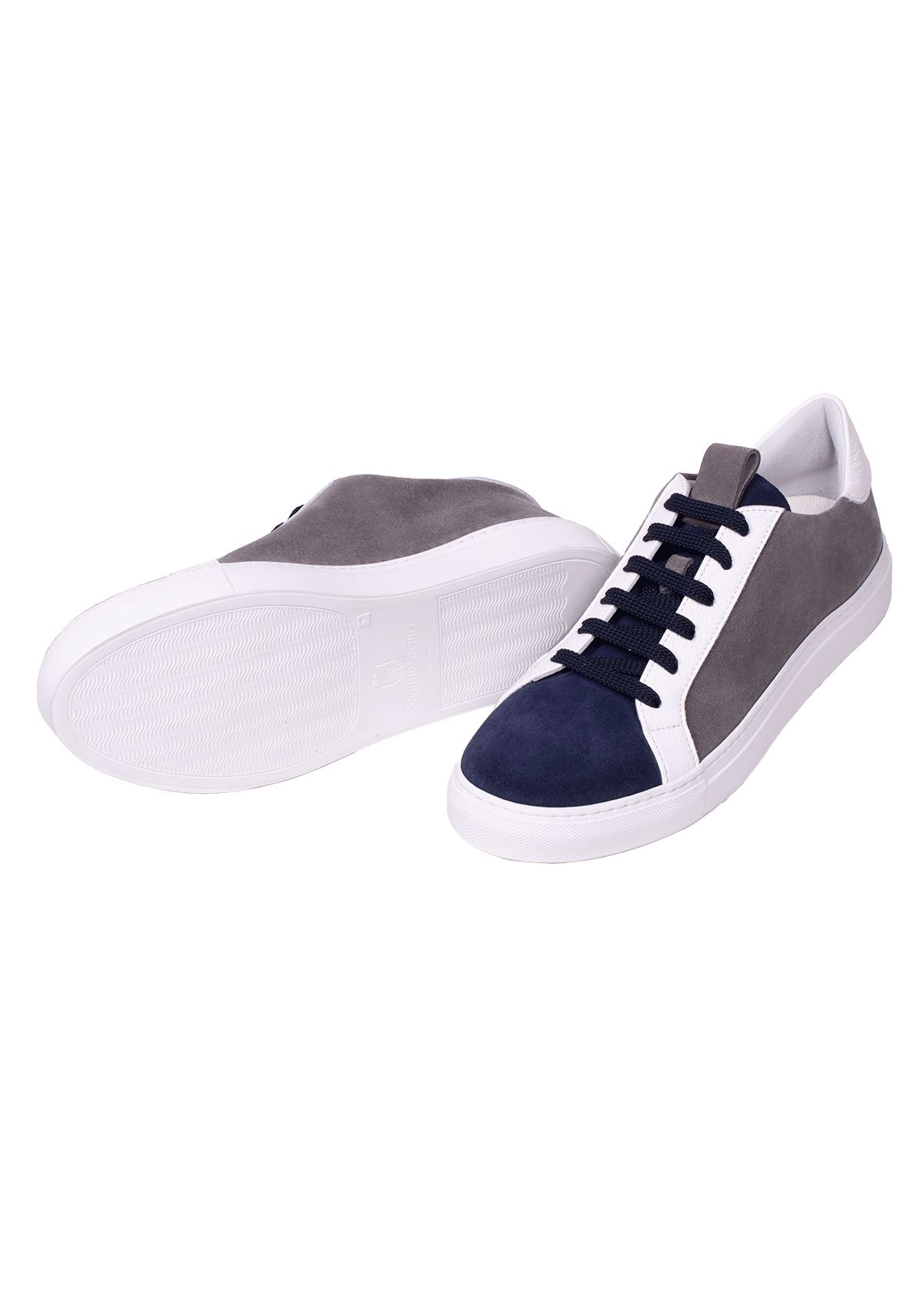 Stefano Bemer Sneakers Modello3 sneakers kudu grigio blu