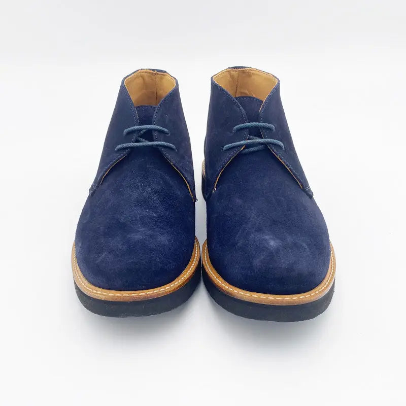 Sandro Barbera 2582 desert boots camoscio blu 42