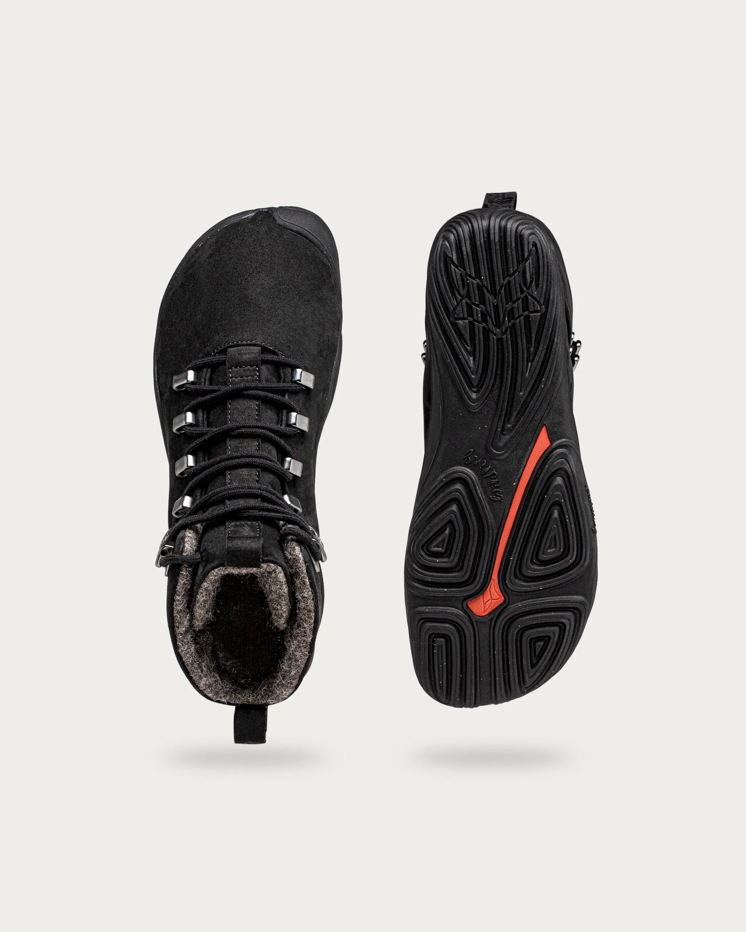 Wildling Mid Cut Feral black scarpe pelle inverno
