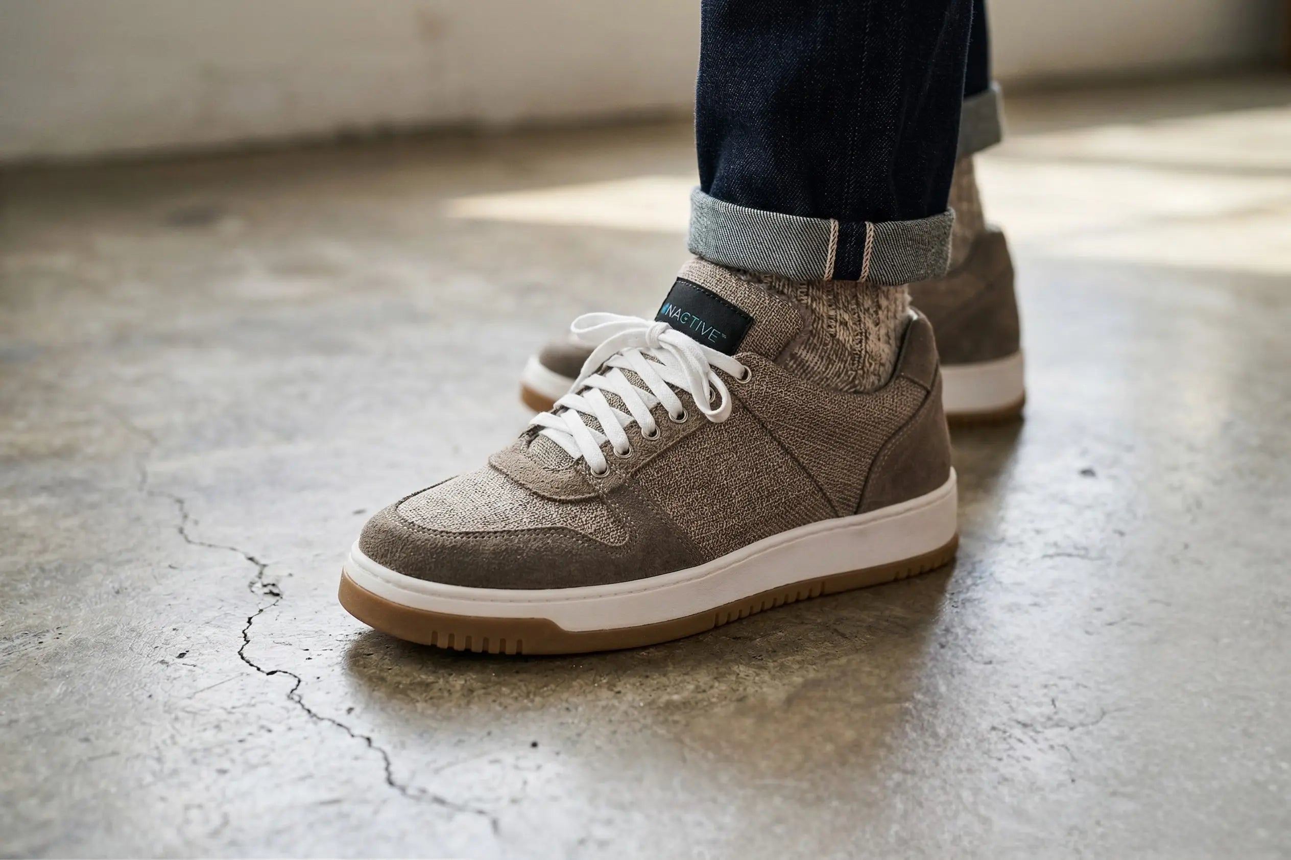 Sandro Barbera Wooly Hoody Sable sneakers lana merino