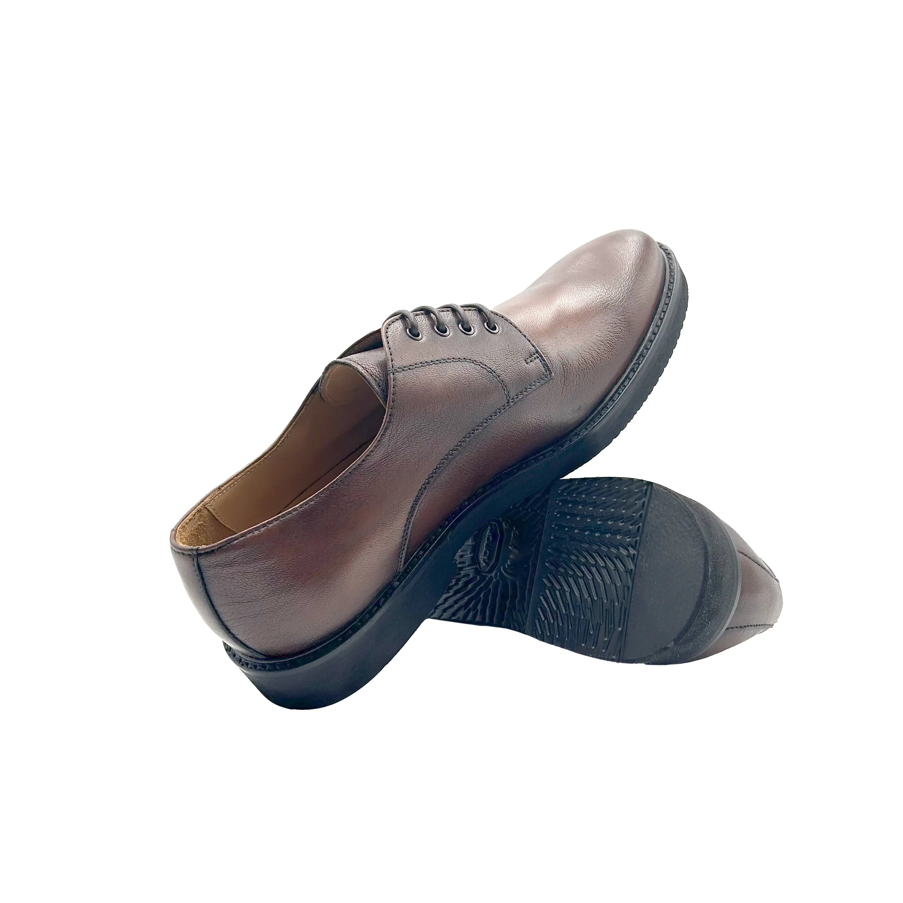 Sandro Barbera 1264 Derby Maya Marrone Vibram Scarpe