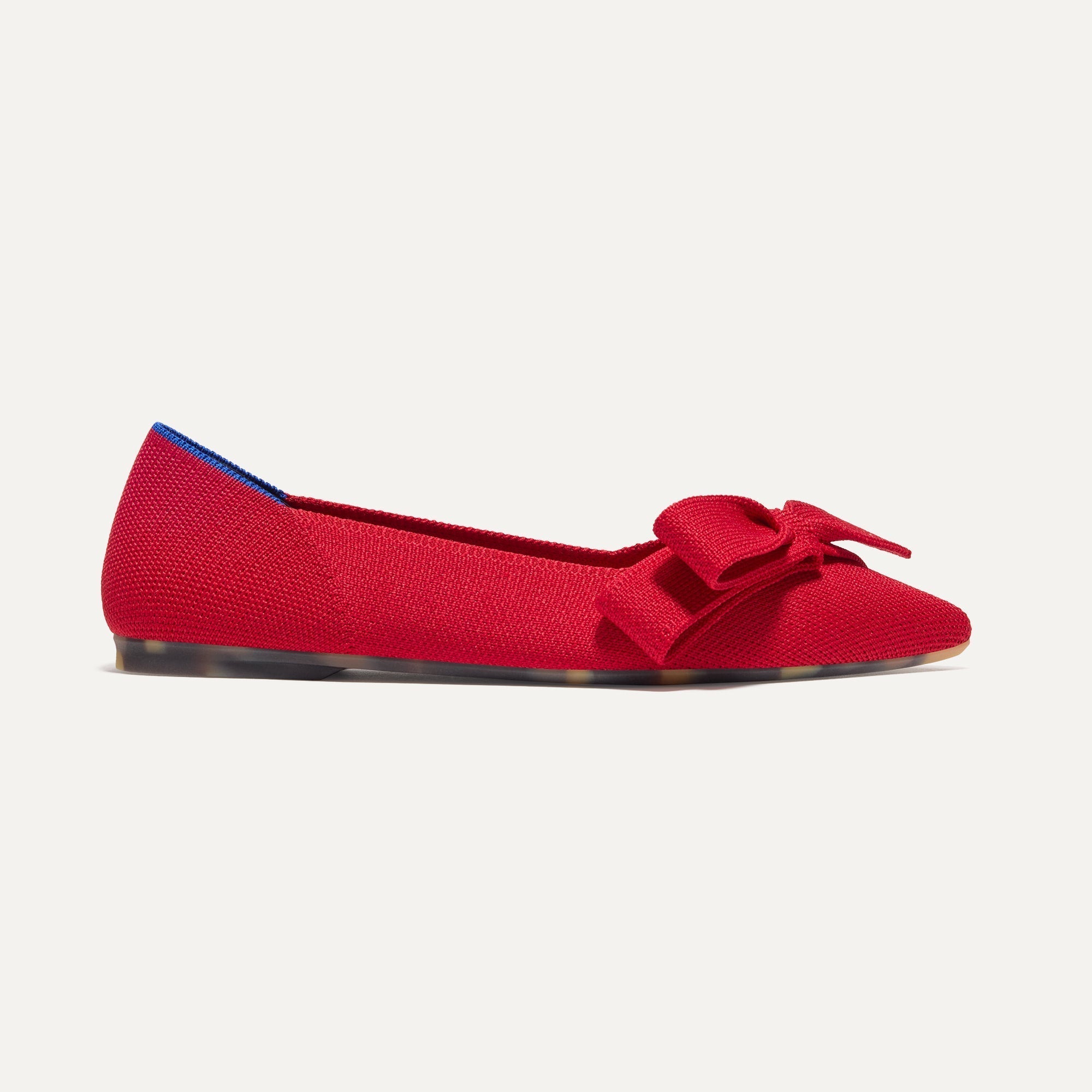 Rothy's Bow Point II ballerine cupid rosse fiocco