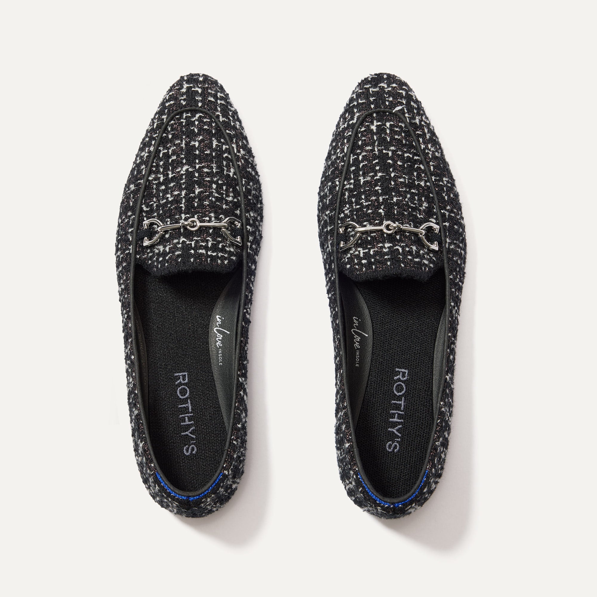 Rothy's Double Bit Loafer mocassini Blue Bird morsetto