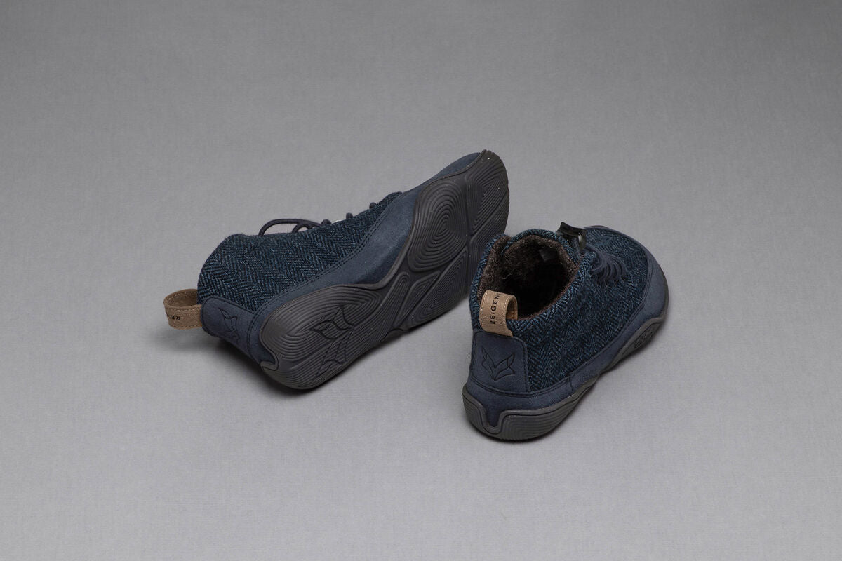 Wildling Low Cut Nessie Refoxed scarpe lana blu bimbo