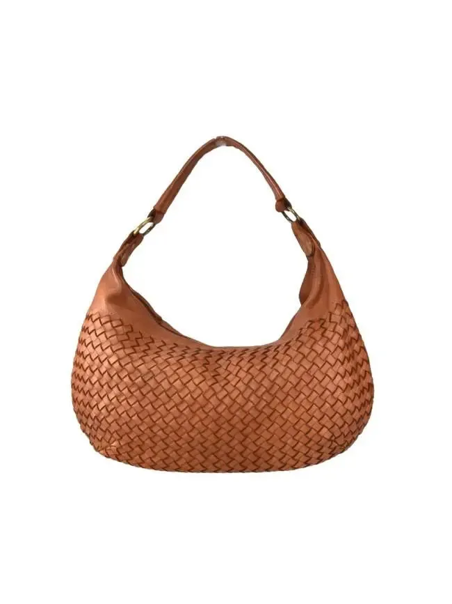 Sandro Barbera & Figli BAGE49854 borsa cuoio intrecciata