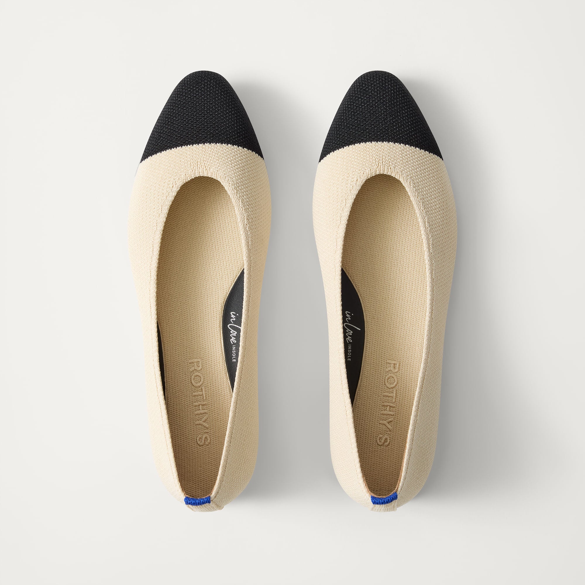 Rothy's The Almond Ballet ballerine Conch Captoe