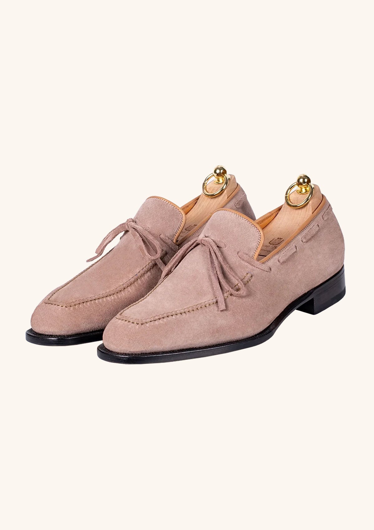 Stefano Bemer Loafers C1320 mocassini camoscio beige 42
