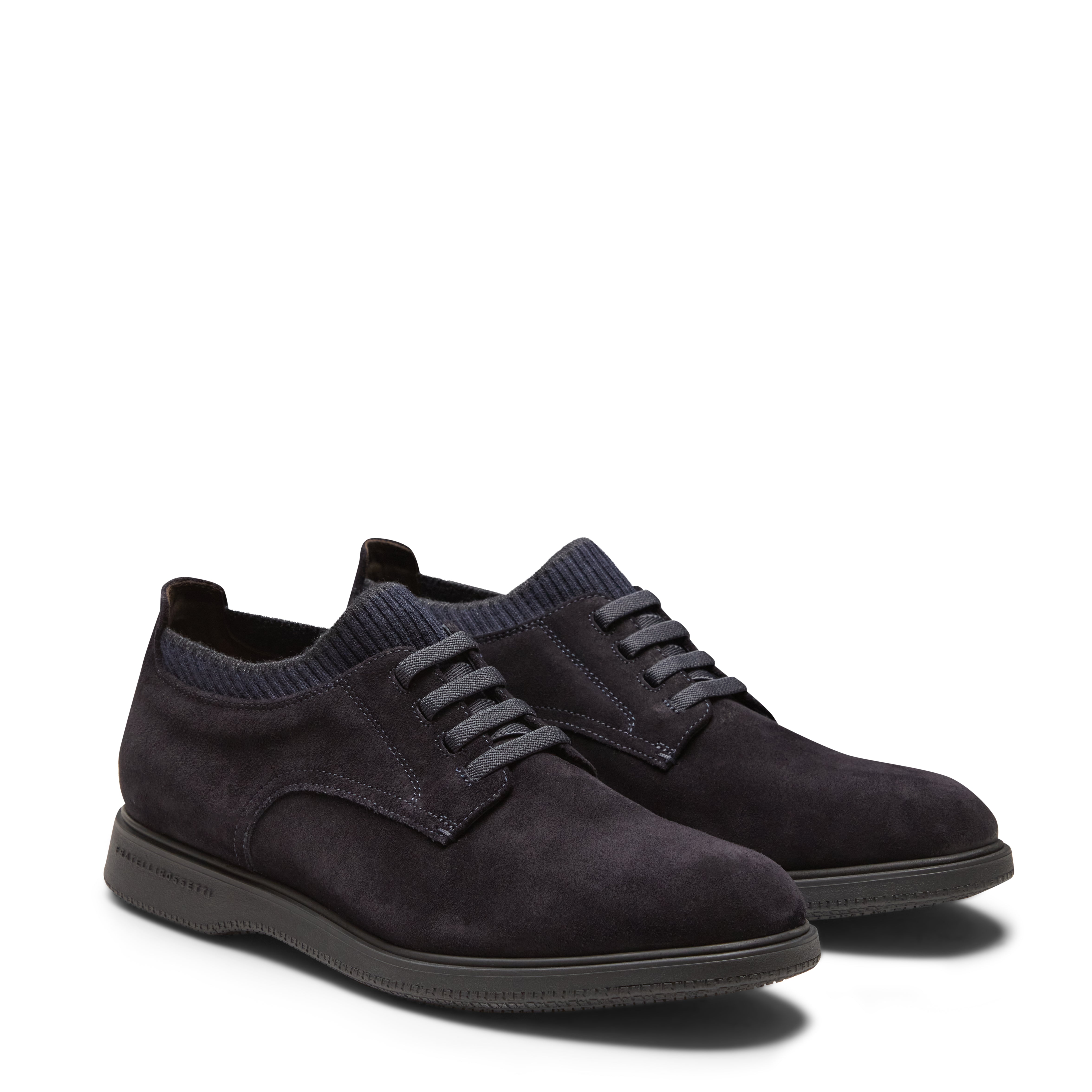 F.lli Rossetti 47333 derby uomo suede marine