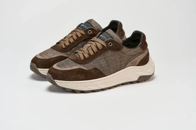 Sandro Barbera Wooly Runix Sneaker lana marrone EU 40