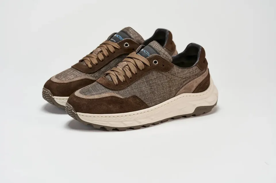 Sandro Barbera Wooly Runix Sneaker lana marrone EU 40
