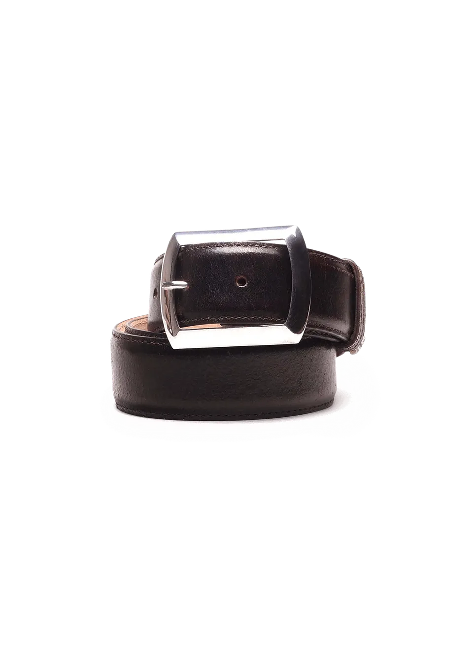 Stefano Bemer Belts BELT00SB01 Cintura pelle marrone 3,5 cm