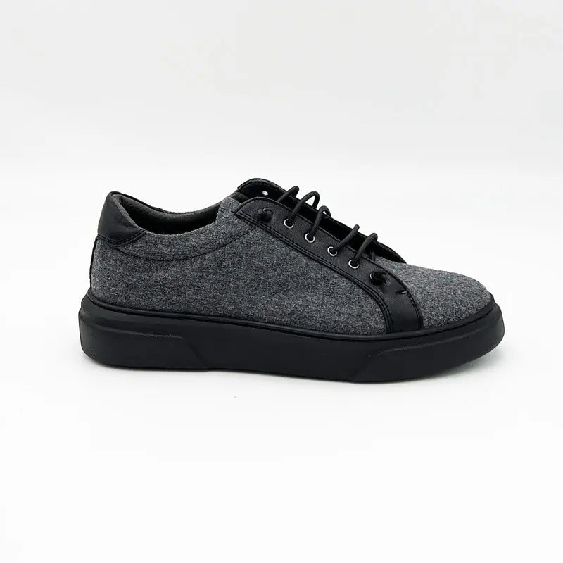 Sandro Barbera Wooly Merino sneaker grigia lana 41