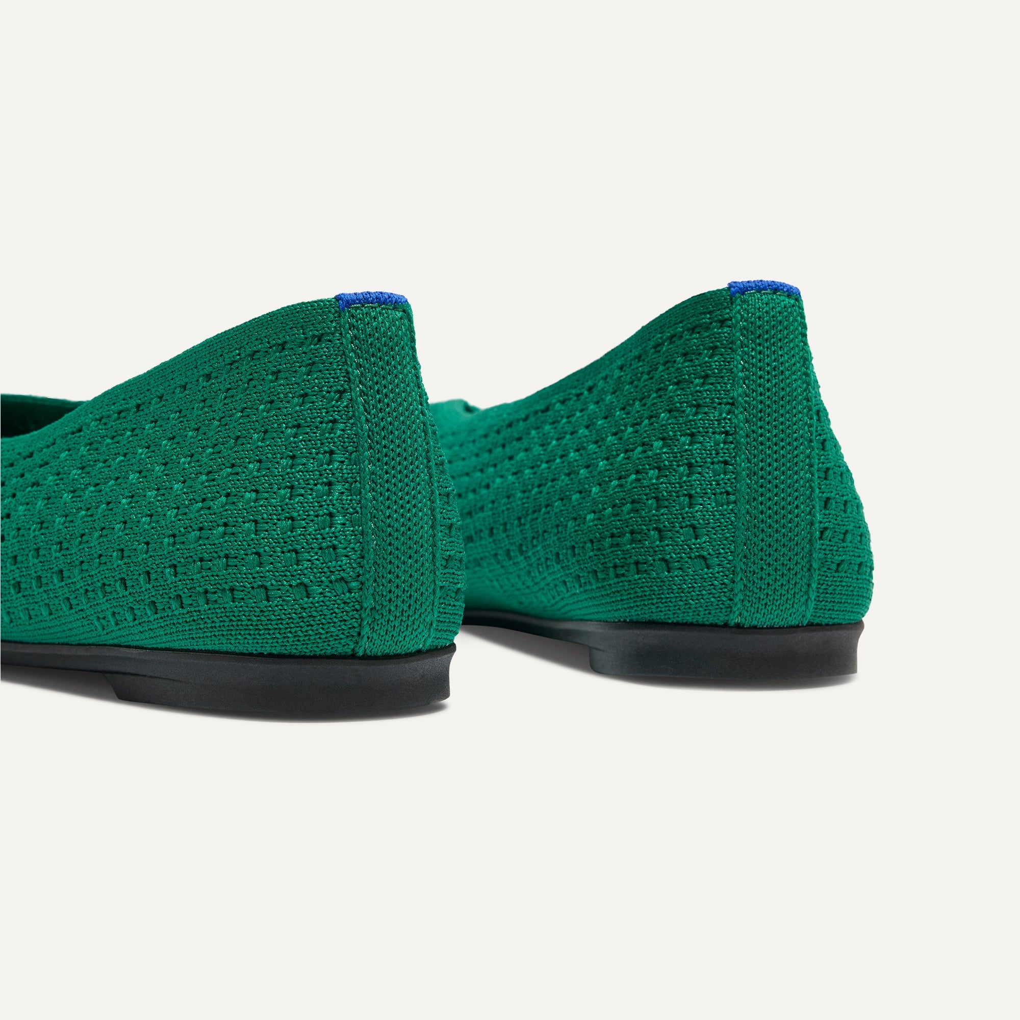 Rothy's The Max Square Ballerina ballerine clover mesh verde