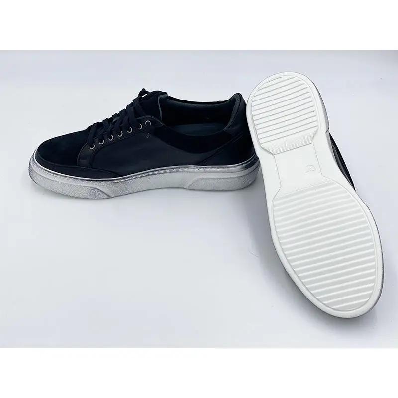 Sandro Barbera Airing Maya sneaker uomo nero pelle camoscio 40