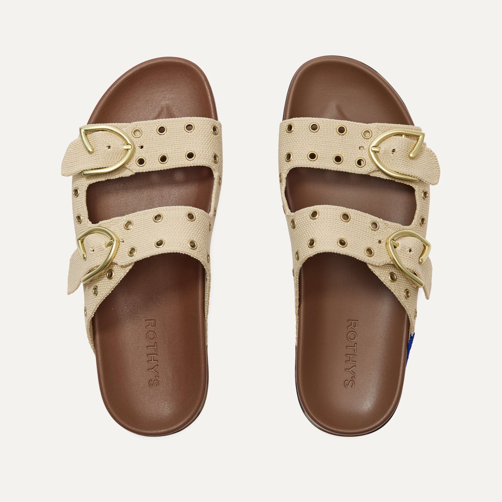 Rothy's Buckle Slide sandali Black con fibbia