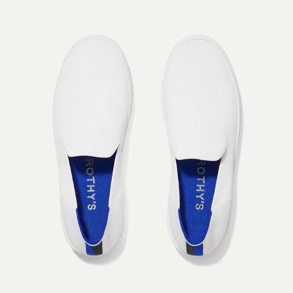 Rothy's The Original Slip On Sneaker sneakers bianco tomaia morbida