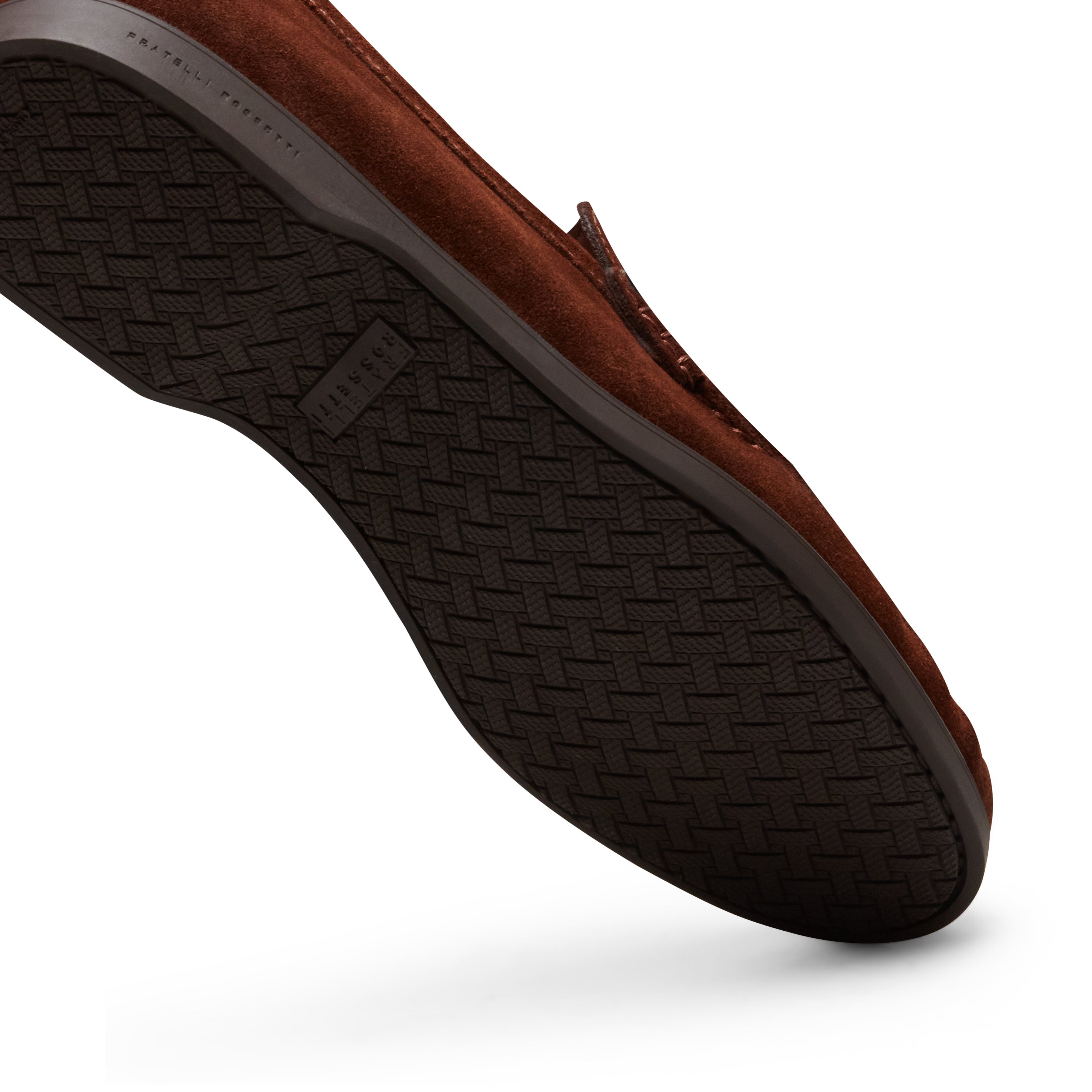 F.lli Rossetti Shoes mocassino 13302 suede castagna
