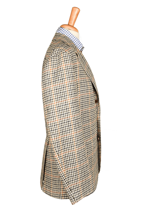 Stefano Bemer SV2098 Blazer Lana Pied-de-Poule Destrutturato