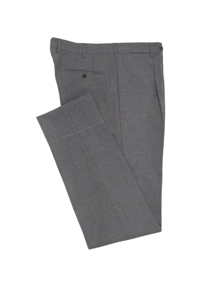Stefano Bemer Trousers SV3003 pantaloni lana grigia 50