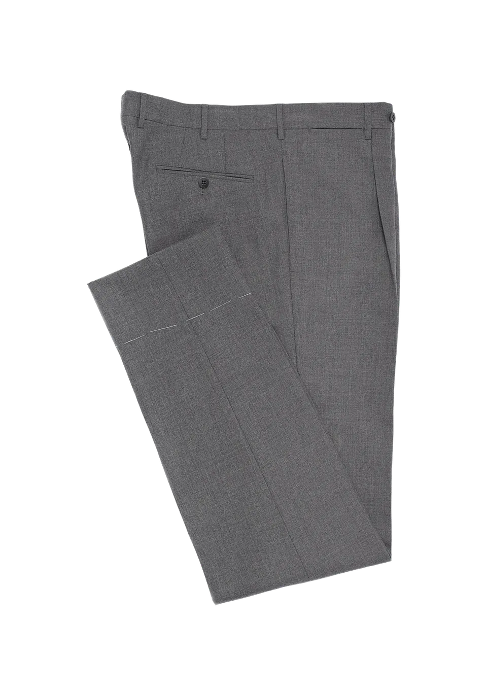 Stefano Bemer Trousers SV3003 pantaloni lana grigia 50