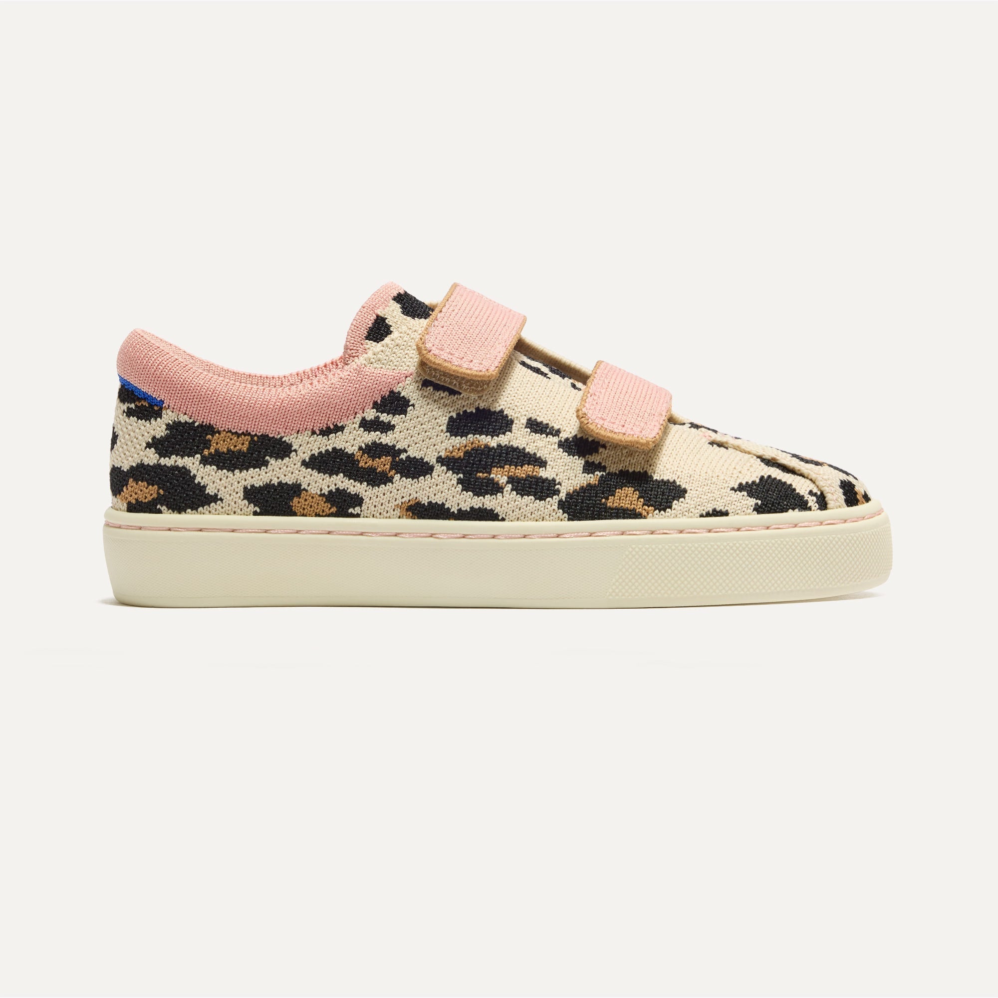 Rothy's The Kids Strap Sneaker scarpe bimba Cat Blush leopardo