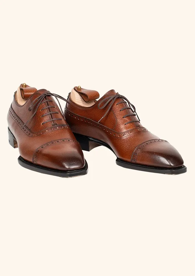 Stefano Bemer Oxfords T6451 Scarpe Oxford Marroni Inca