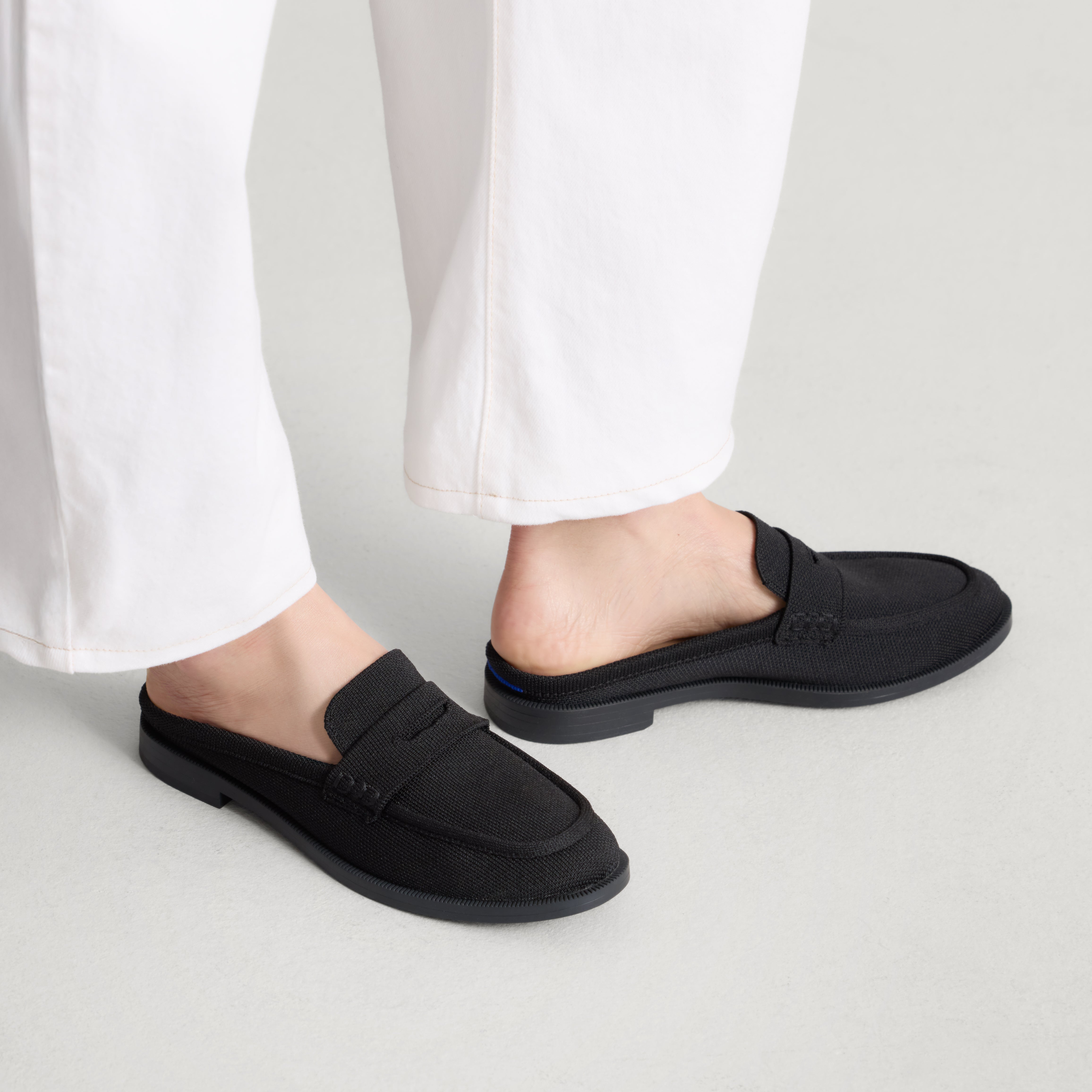 Rothy's The Penny Loafer Mule mocassini Black maglia