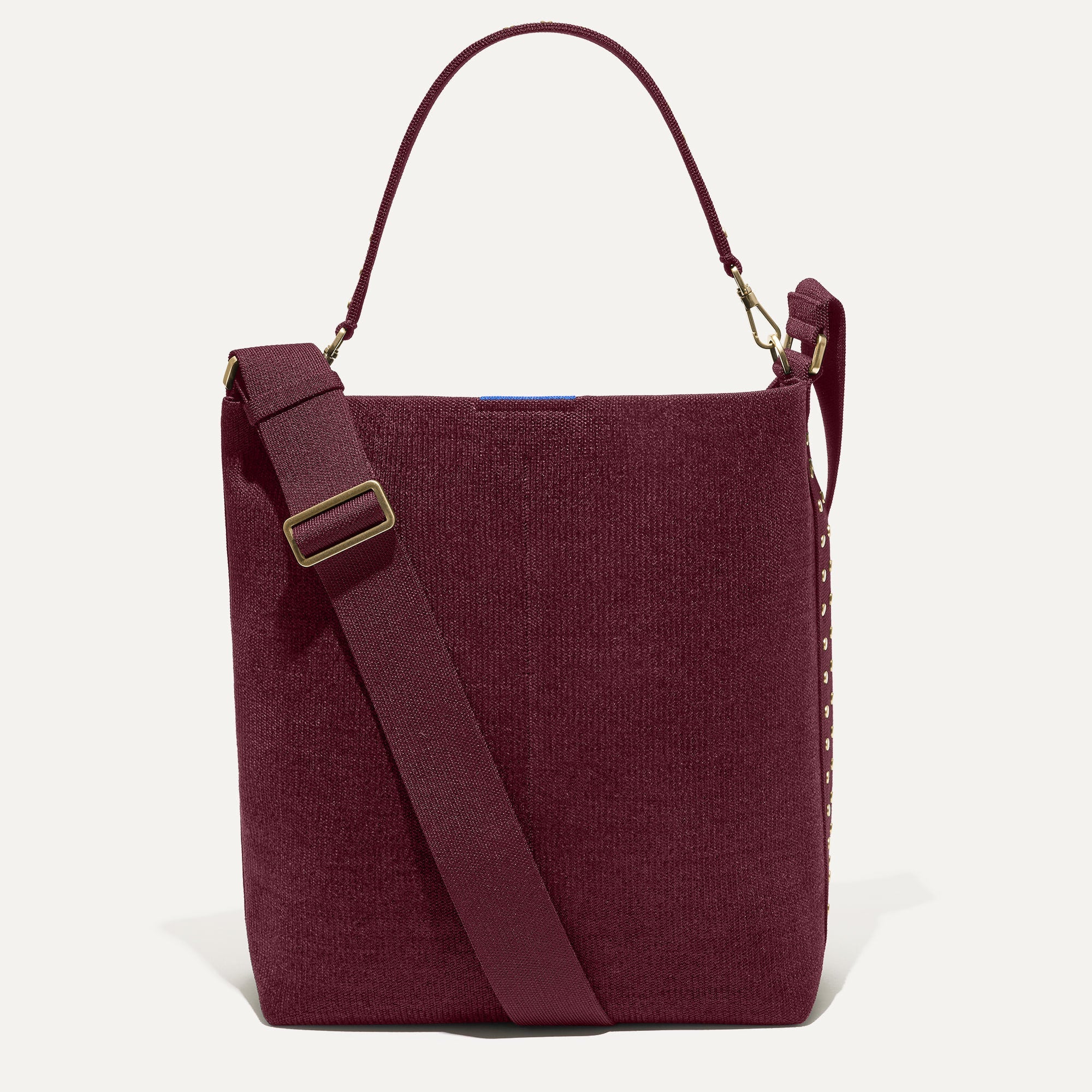 Rothy's The Bucket Bag borsa secchiello syrah velluto