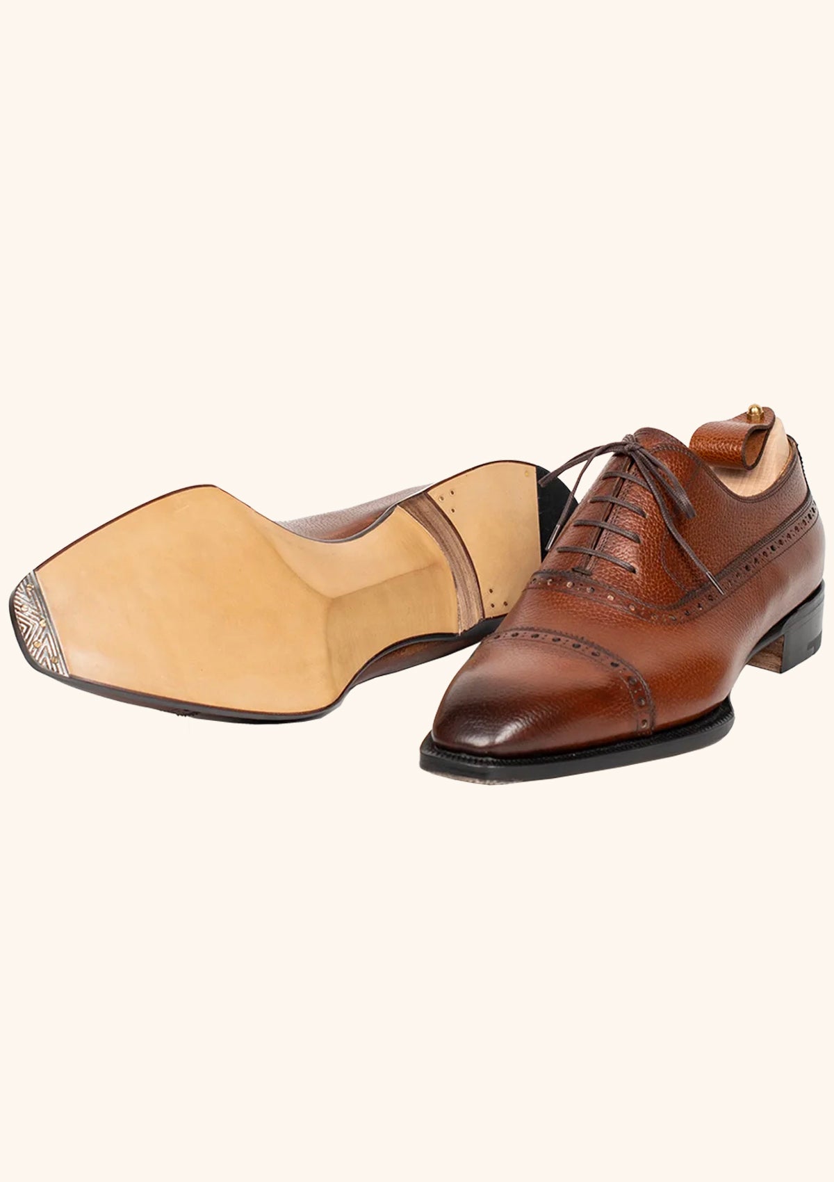 Stefano Bemer Oxfords T6451 Scarpe Oxford Marroni Inca