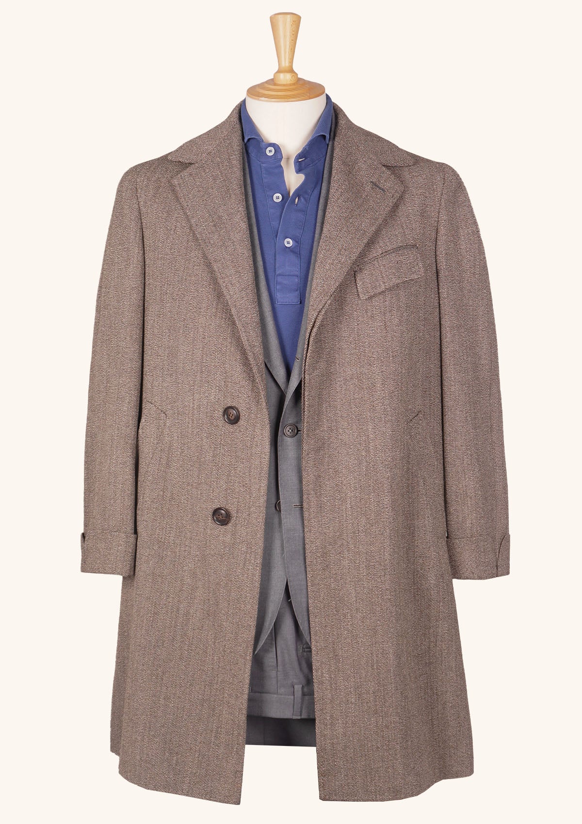 Stefano Bemer Overcoats SV4008 cappotto lana doppiopetto