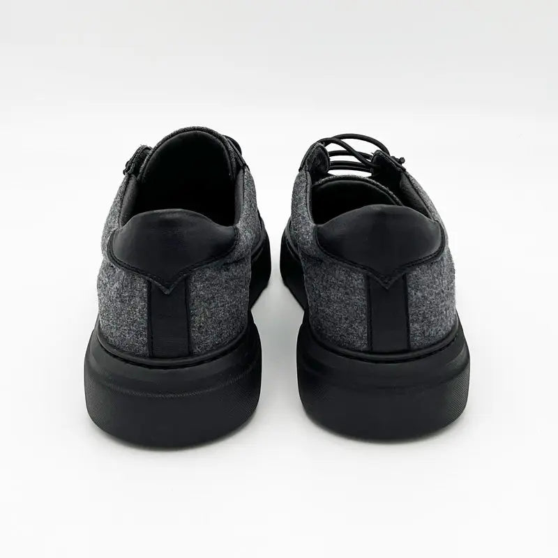 Sandro Barbera Wooly Merino sneaker grigia lana 41