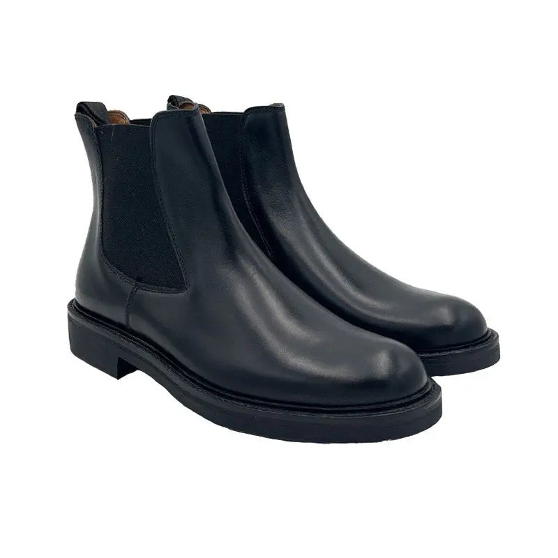 Sandro Barbera 988U Chelsea Boots vitello nero 42