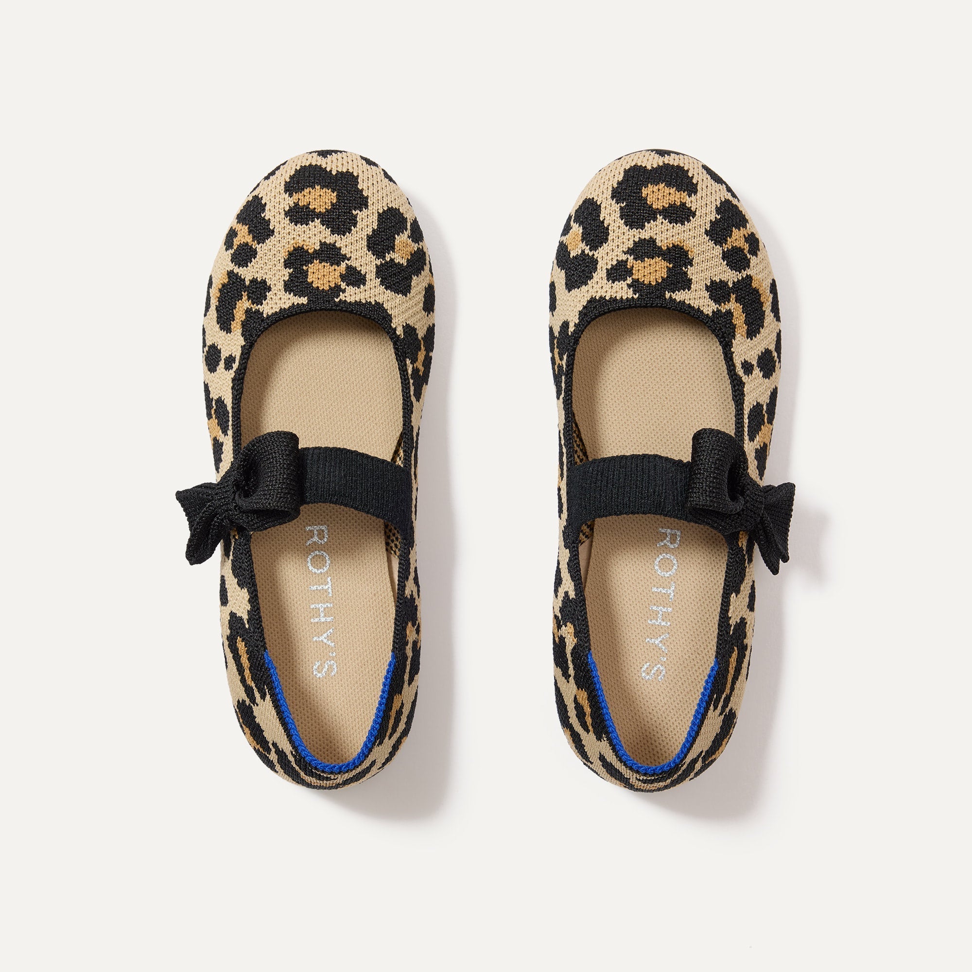 Rothy's Kids Tux Bow Mary Jane scarpe Bronzite