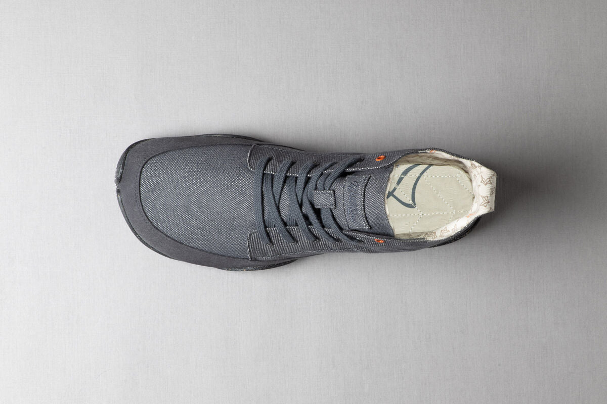 Wildling Shoes Arni scarpe basse cotone grigio idrorepellenti