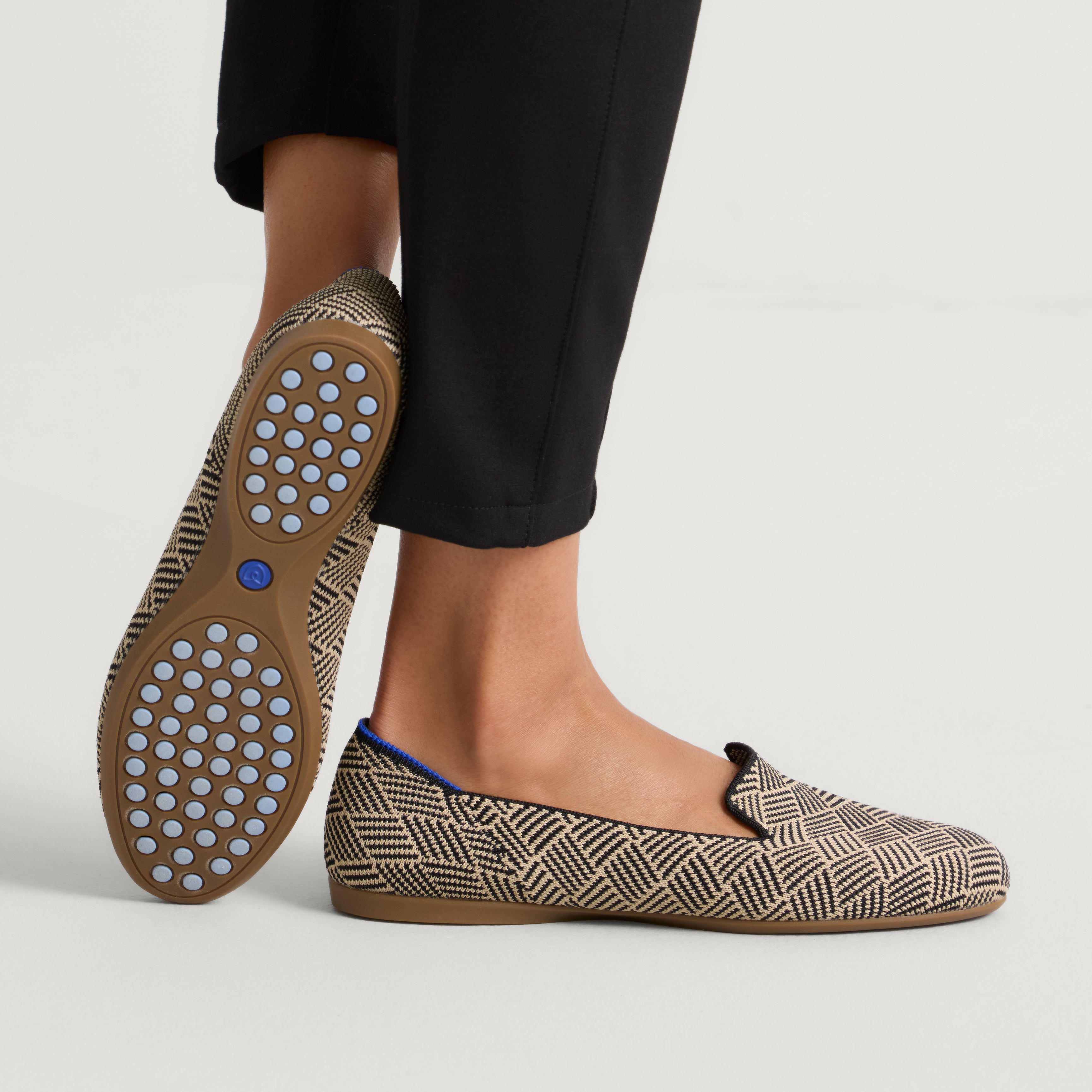 Rothy's The Daily Loafer mocassini Black Zig Zag neri