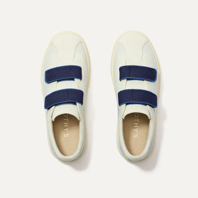 Rothy's The Kids Strap Sneaker scarpe bambino Blue Raspberry velcro