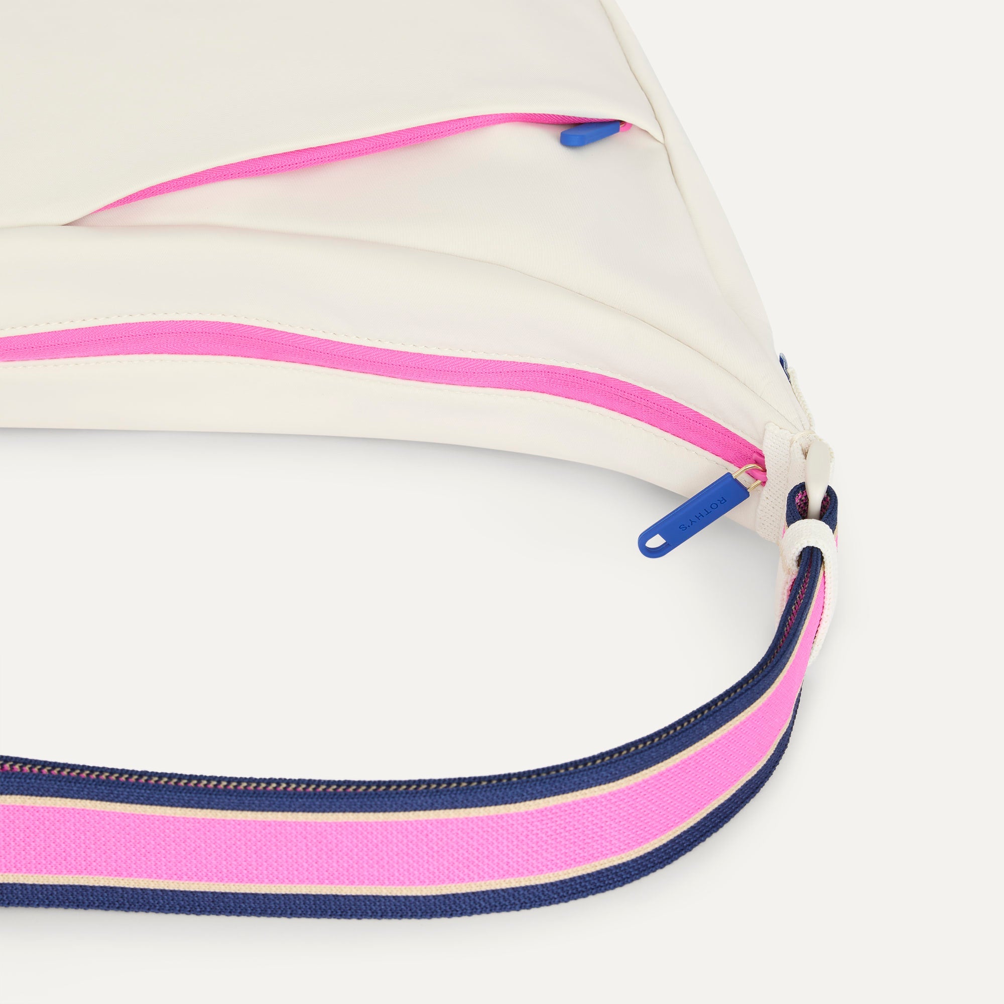 Rothy's The Travel Sling tracolla Optic avorio con zip