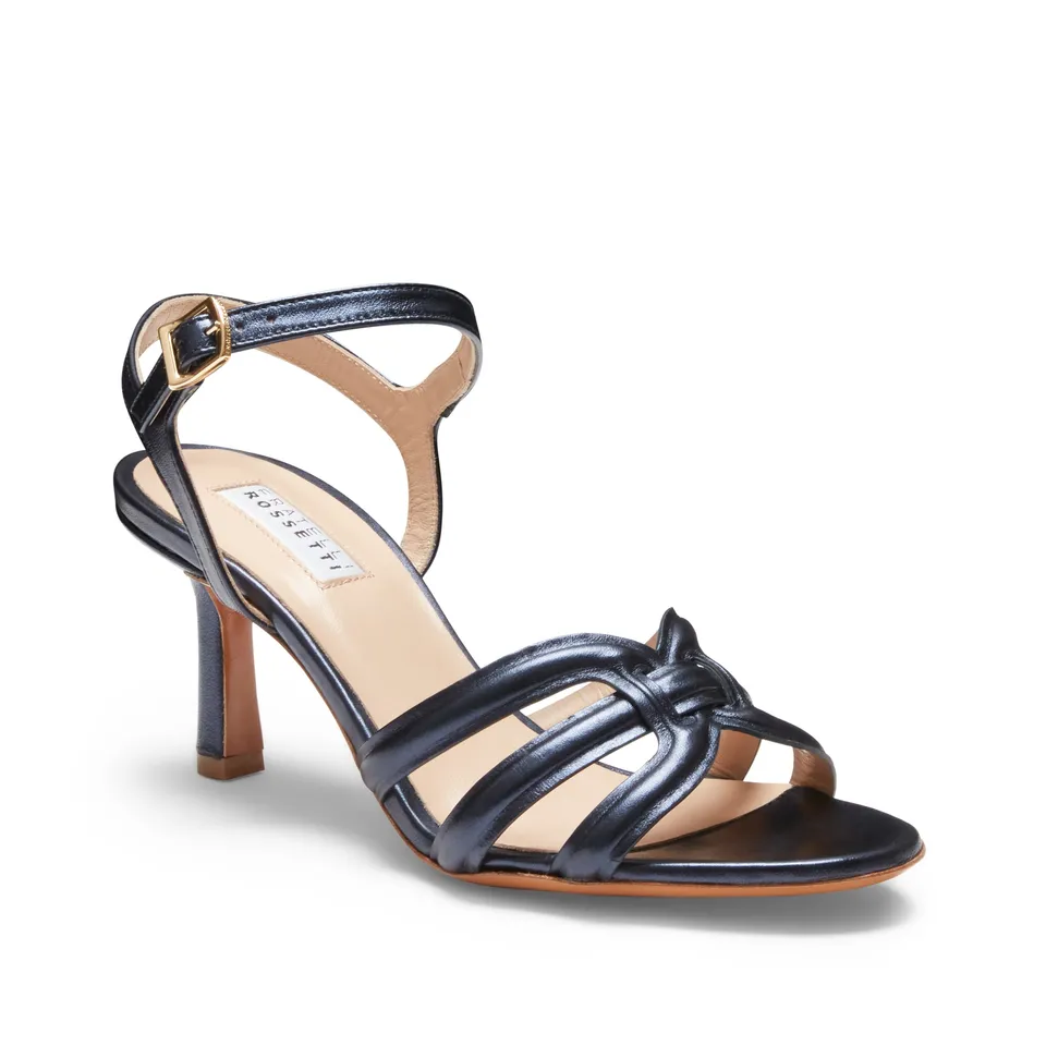 F.lli Rossetti 68212 Sandalo scarpe donna blu metallico