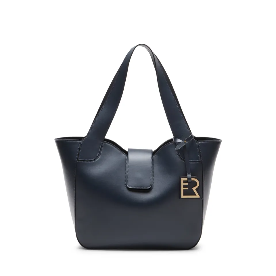 F.lli Rossetti Lisetta Tote Bag Donna Pelle Navy 84833