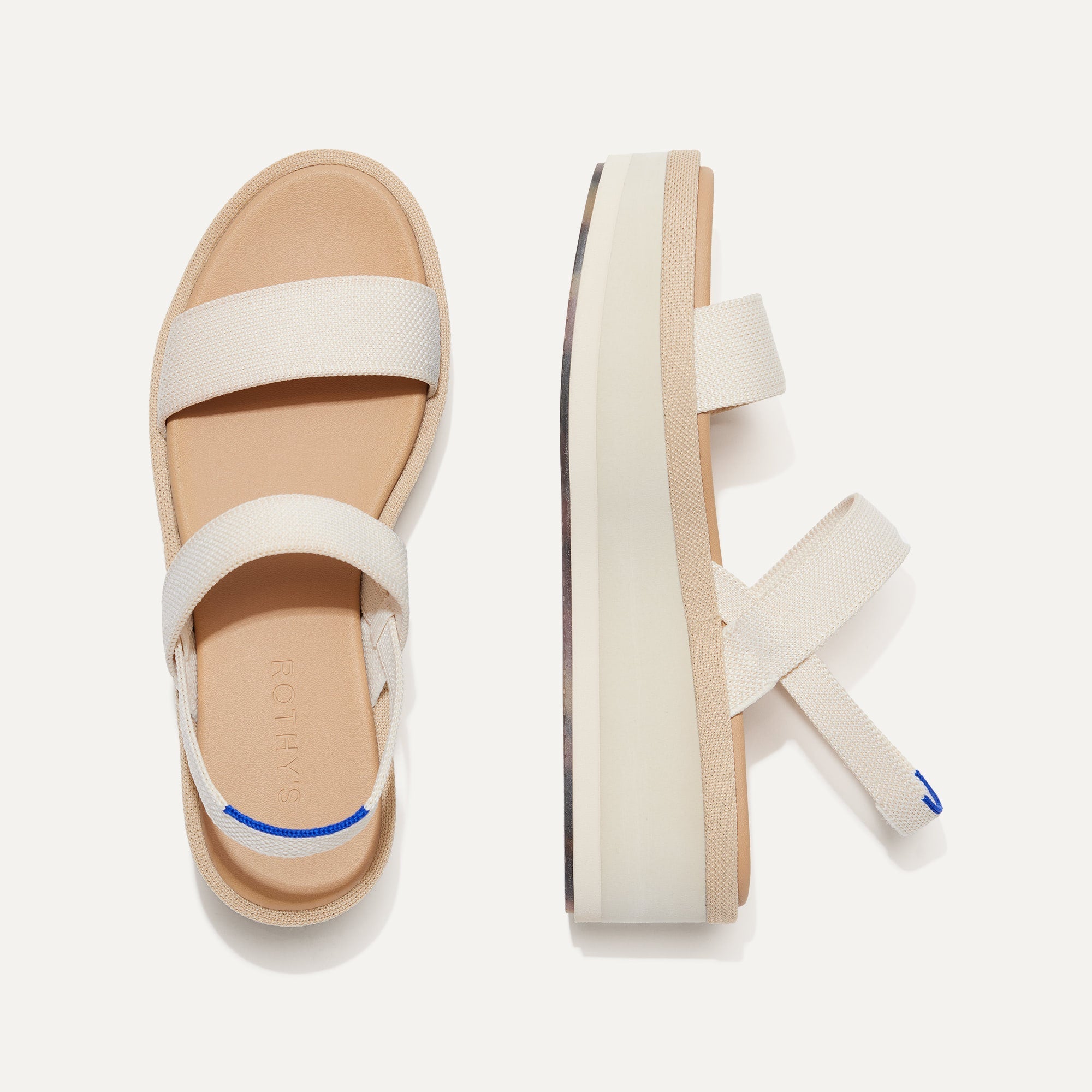 Rothy's Heels The Lightweight Wedge Sandal sandali Salt leggeri