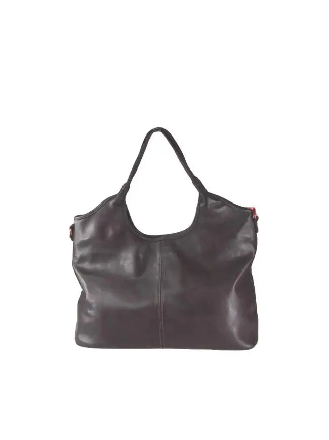 Sandro Barbera BASJ58 borsa spalla moro pelle vintage
