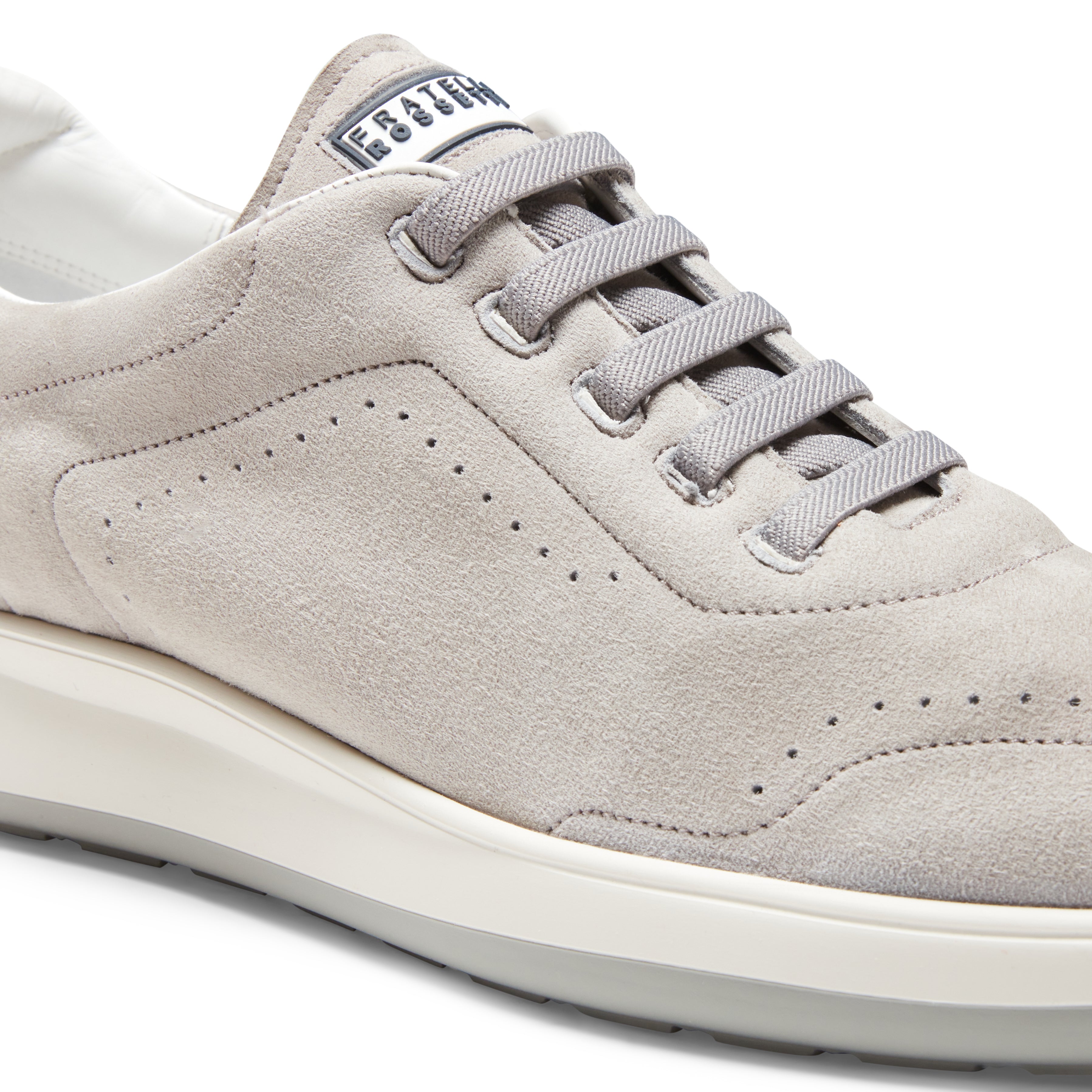 F.lli Rossetti 47445 Sneaker Suede Uomo Acciaio Gomma